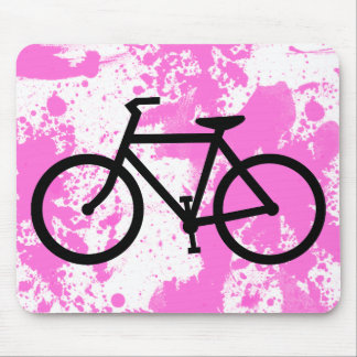 Tapis De Souris silhouette cycliste