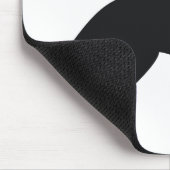 Tapis De Souris Silhouette de berger allemand (Coin)