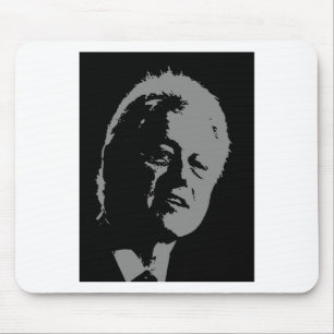 Tapis De Souris Silhouette de Bill Clinton