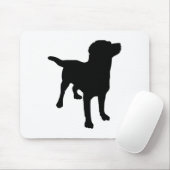 Tapis De Souris Silhouette de chien (Avec souris)