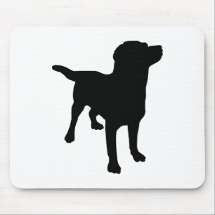 Tapis De Souris Silhouette de chien