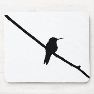 Tapis De Souris Silhouette de colibri