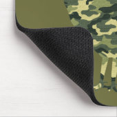 Tapis De Souris Silhouette de coq de camouflage (Coin)