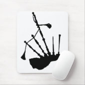 Tapis De Souris Silhouette de cornemuse (Avec souris)