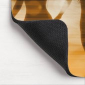 Tapis De Souris Silhouette de coucher du soleil de bébés de plage (Coin)