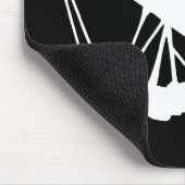 Tapis De Souris silhouette de glissement de coup (Coin)