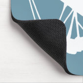 Tapis De Souris silhouette de glissière (Coin)