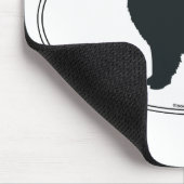 Tapis De Souris Silhouette de Grands Pyrénées (Coin)