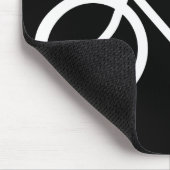Tapis De Souris silhouette de recyclage (Coin)