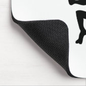 Tapis De Souris Silhouette de singe (Coin)