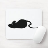 Tapis De Souris Silhouette de souris (Avec souris)