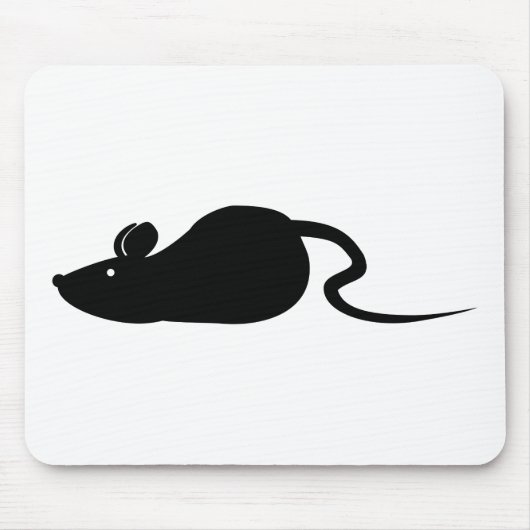Tapis De Souris Silhouette de souris (Devant)