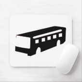 Tapis De Souris Silhouette du bus (Avec souris)