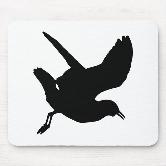 Tapis De Souris Silhouette du goéland (Devant)