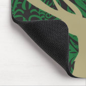 Tapis De Souris Silhouette d'un cerf commun, d'une colombe et (Coin)