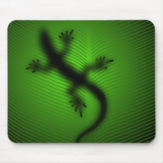 Tapis De Souris Silhouette Lizard (Devant)
