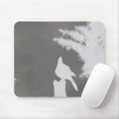Tapis De Souris Silhouette Mousepad du geai de Steller (Avec souris)