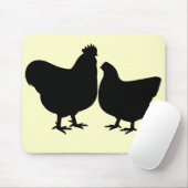 Tapis De Souris Silhouette Orpington (Avec souris)
