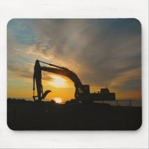 Tapis De Souris Silhouette sur les brise-lames