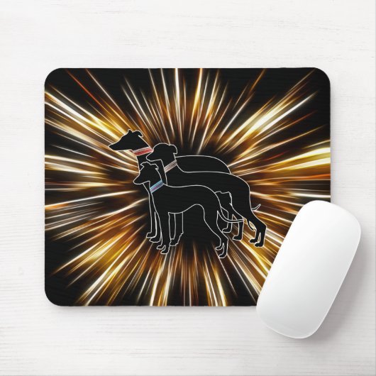 Tapis De Souris Silhouettes Trio V1 (Avec souris)