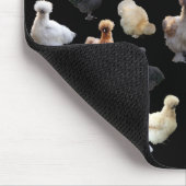 Tapis De Souris Silkie Bantam Chickens (Coin)