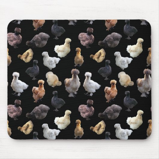 Tapis De Souris Silkie Bantam Chickens (Devant)