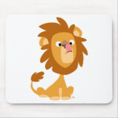 Tapis De Souris Silly Lion ! bande dessinée mousepad (Devant)