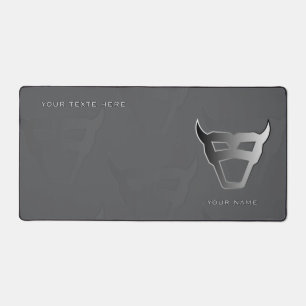 Tapis de souris Silver Geometric Bull Pro Gamer