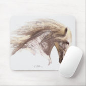 Tapis De Souris "SILVERWIND" Stallion Horse Lover Mousepad (Avec souris)