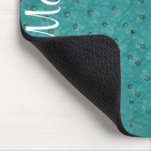 Tapis de souris simili cuir d'autruche élégante (Coin)