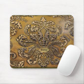 Tapis de souris simili cuir de relief par (Avec souris)