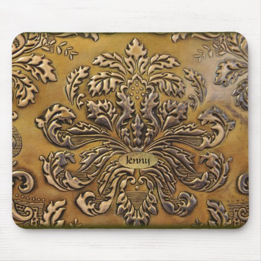 Tapis de souris simili cuir de relief par (Devant)