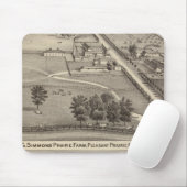 Tapis De Souris Simmon's Prairie Farm, Kenosha Water Cure (Avec souris)