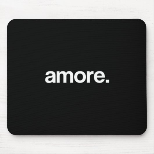 Tapis De Souris Simple And Unique Amore Valentine's Day Design  (Devant)