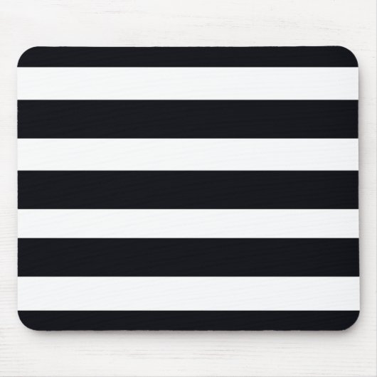 Tapis De Souris Simple Chic Classic Cool Gratté Noir Et Blanc (Devant)