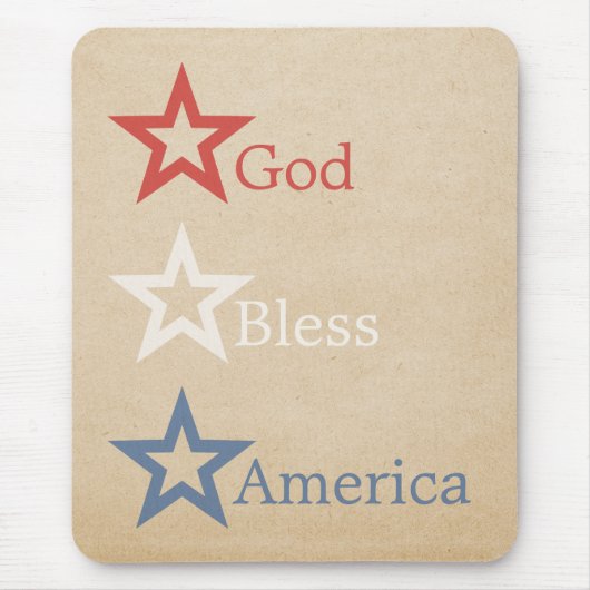Tapis De Souris Simple Chic Stars Mousepad (Devant)