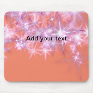 Tapis De Souris Simple ciel bleu paillettes scintillement étoiles