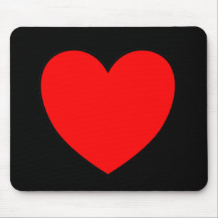 Tapis de souris simple de coeur