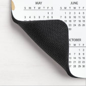 Tapis De Souris Simple Elegant Botanical 2026 Calendar | Mousepad (Coin)