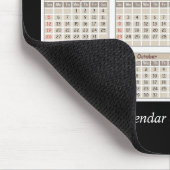 Tapis de souris Simple et Propre Calendrier 2013 (Coin)