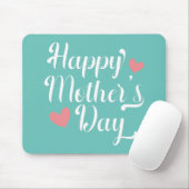 Tapis De Souris Simple joyeuse calligraphie de la fête des mères | (Avec souris)