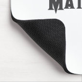Tapis De Souris simple lettre initiale monogramme ajouter votre no (Coin)