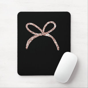 Tapis De Souris Simple logo personnalisé élégant ici société souri