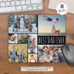 Tapis De Souris Simple MEILLEUR DAD EVER 8 Collage photo<br><div class="desc">Créez votre propre pavé photo couleur personnalisé pour le BEST DAD EVER avec ce modèle de collage photo facile à télécharger avec 8 images de différentes formes et tailles, horizontales et verticales pour accueillir une grande variété de sujets photo dans votre choix de texte et de couleurs arrière - plans...</div>