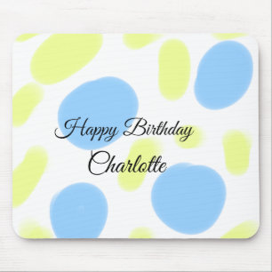 Tapis De Souris SIMPLE MINIMAL.CUTIE AJOUTER NOM BÉBÉ joyeux anniv