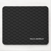 Tapis De Souris Simple Plain Black Gray (Devant)