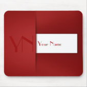 Tapis De Souris Simple Red Monogram (Devant)