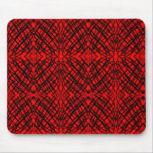 Tapis De Souris Simple Scribble | Carreaux miroir | Rouge | (Devant)