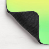 Tapis De Souris Simple Sunset Ombre Effet Jaune & Vert (Coin)
