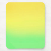 Tapis De Souris Simple Sunset Ombre Effet Jaune & Vert (Devant)